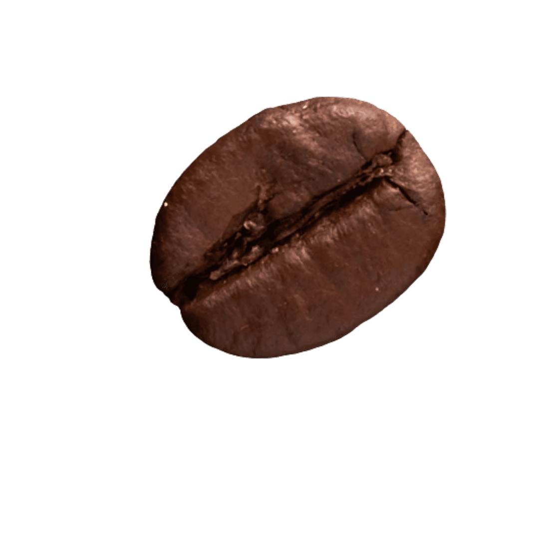 Flowing coffee beans